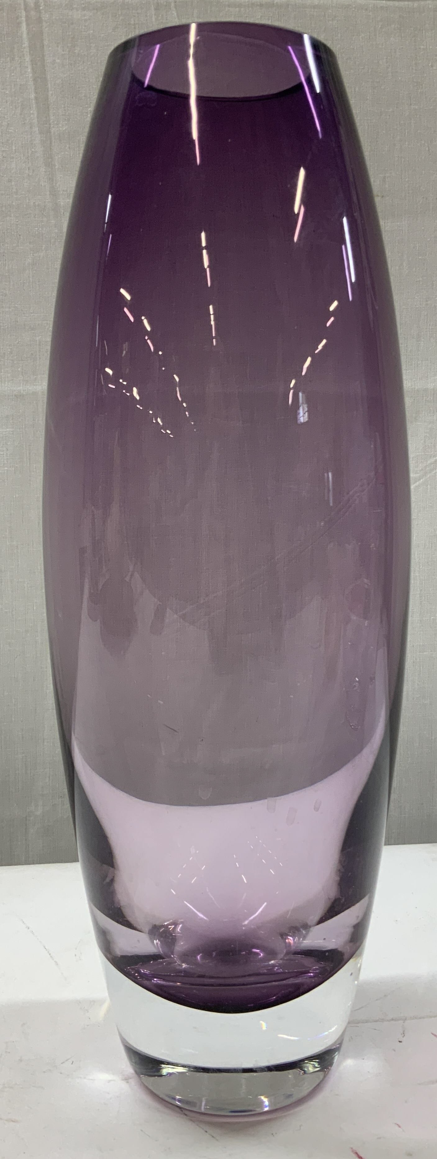 Hand Blown Amethyst Art Glass Vase (1 of 6)