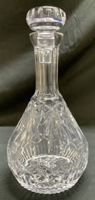 Waterford Cut Clear Crystal Decanter W Stopper