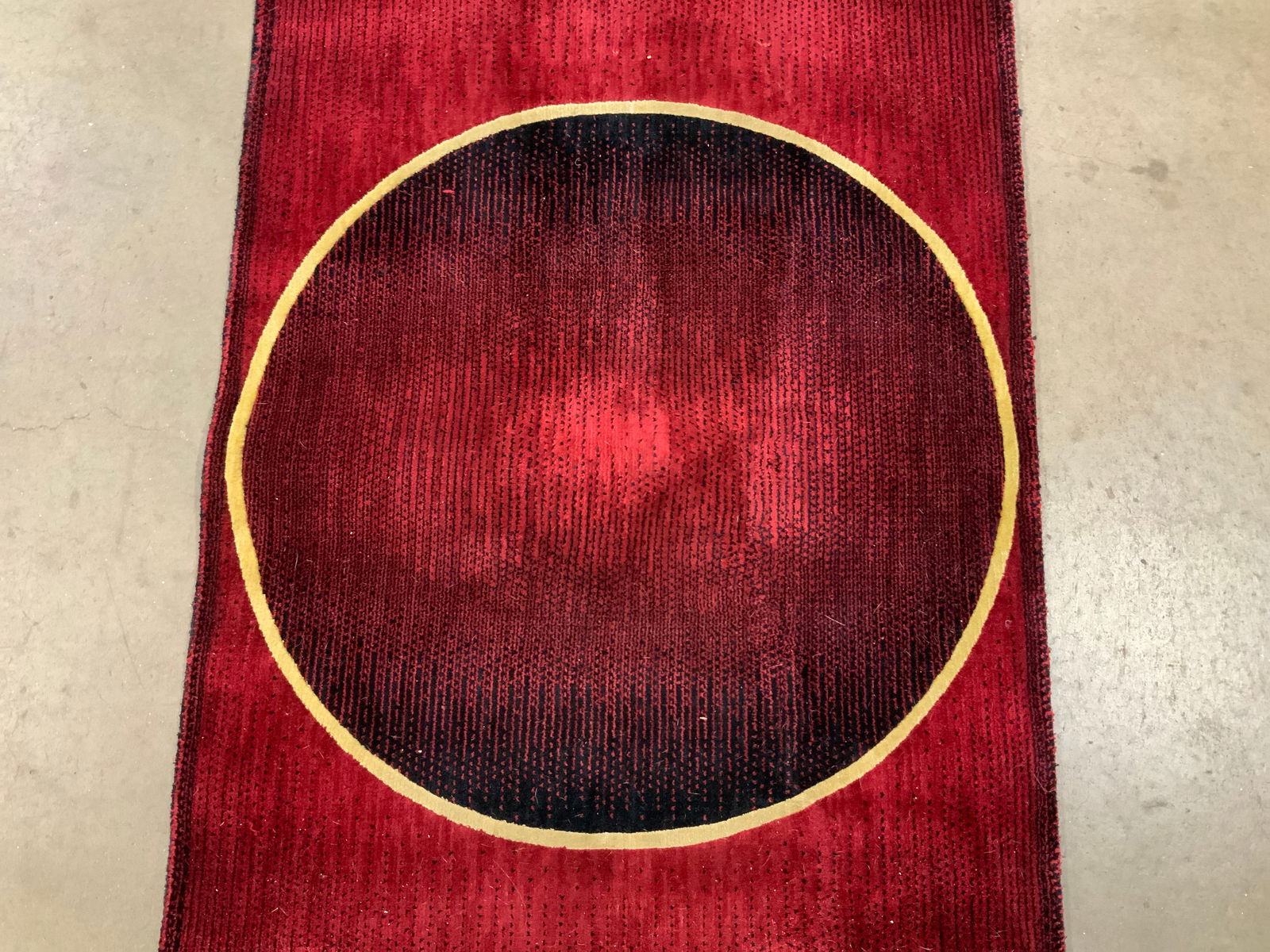 Nourison Parallels Red Luxcelle Red Runner 8ft (1 of 6)