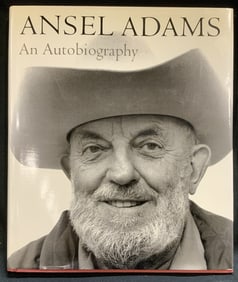 Sgnd Ansel Adams Autobio 1st Ed Bk ALINDER 1985