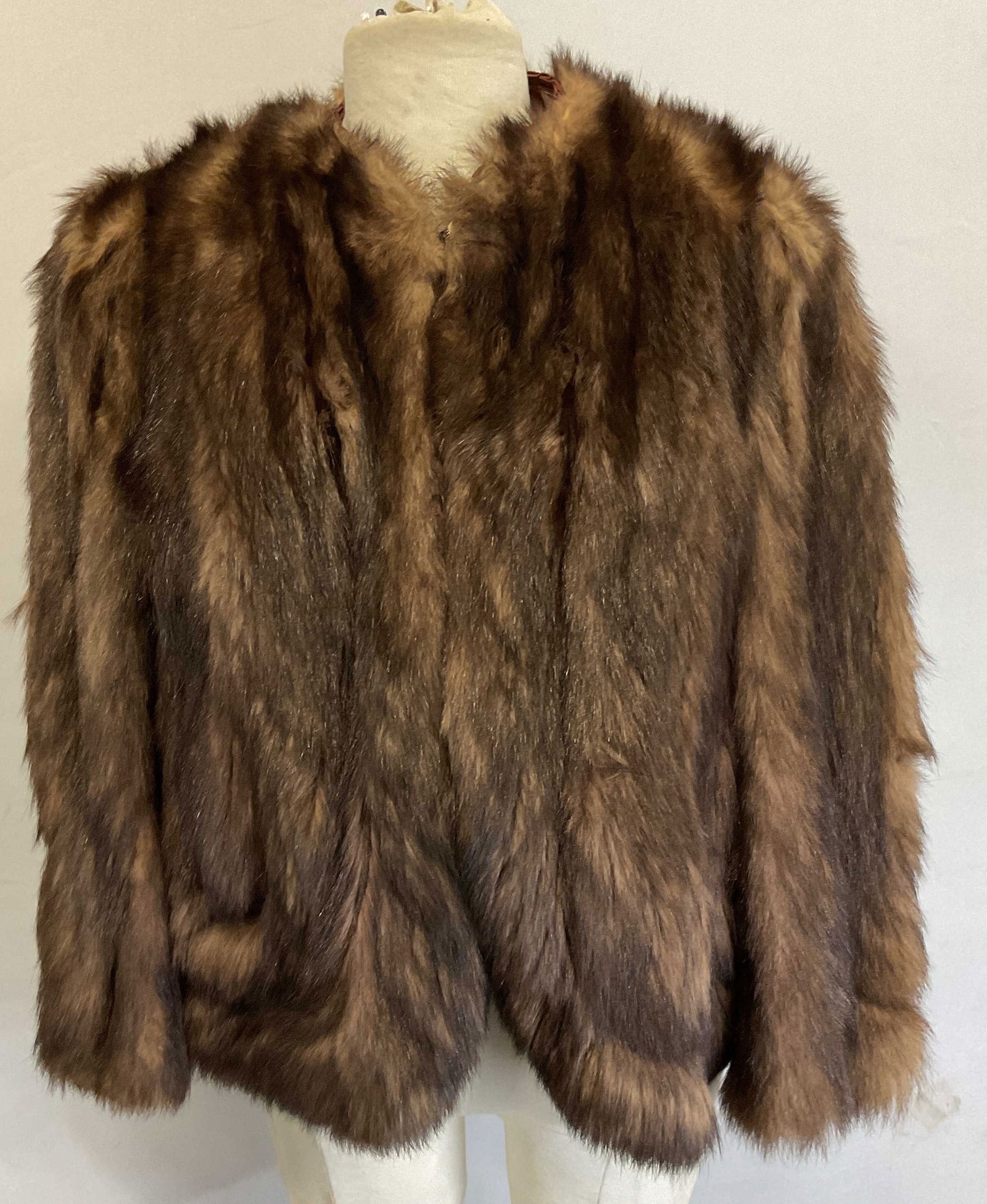 Vintage Brown Mink Fur Short Coat (1 of 7)