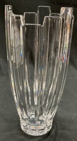 Scalloped Crystal Vase