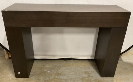 Black Wood Console Accent Table