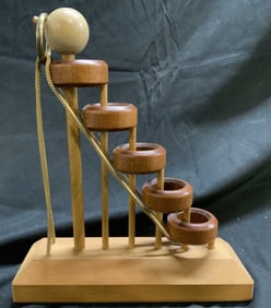 LUMBERJACK TOYS Type M Wood Stump Puzzle 1979