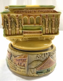 SNCO POWELL & Mason St Trolley Majolica Music Bx