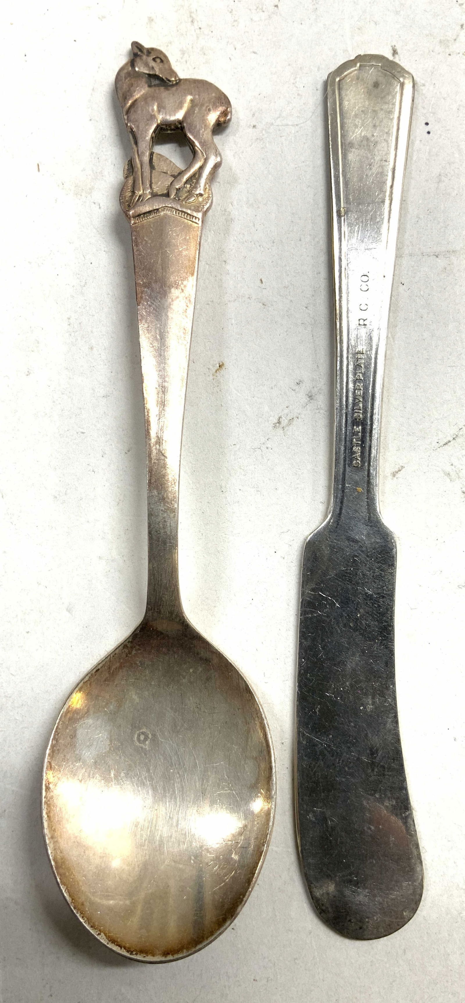 2 Vntg Flatware, Zilfa Pleet & RC Co Castle Slv Pl (1 of 6)