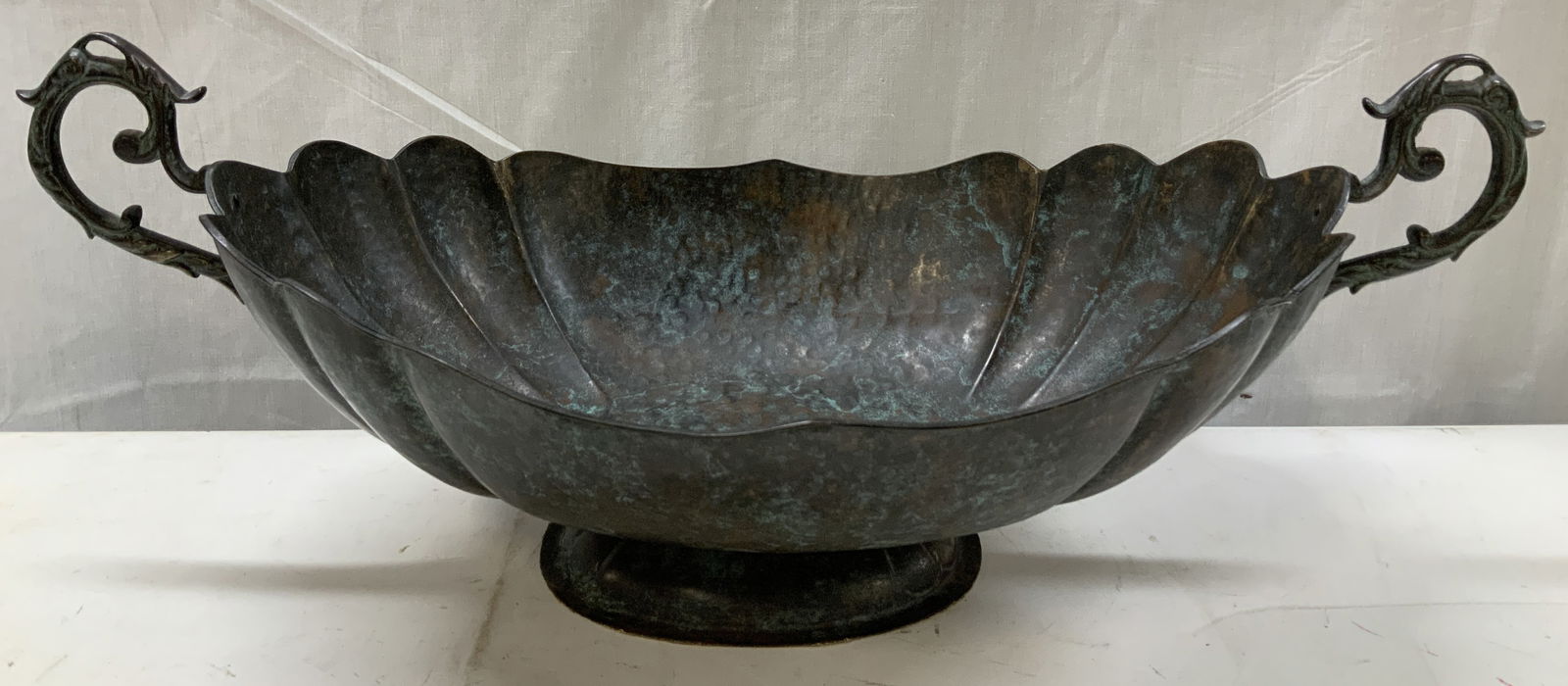 Maitland-Smith Metal Footed Centerpiece Bowl (1 of 6)
