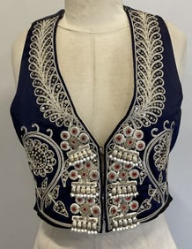 Santos Embroidered & Sequined Vest Spain