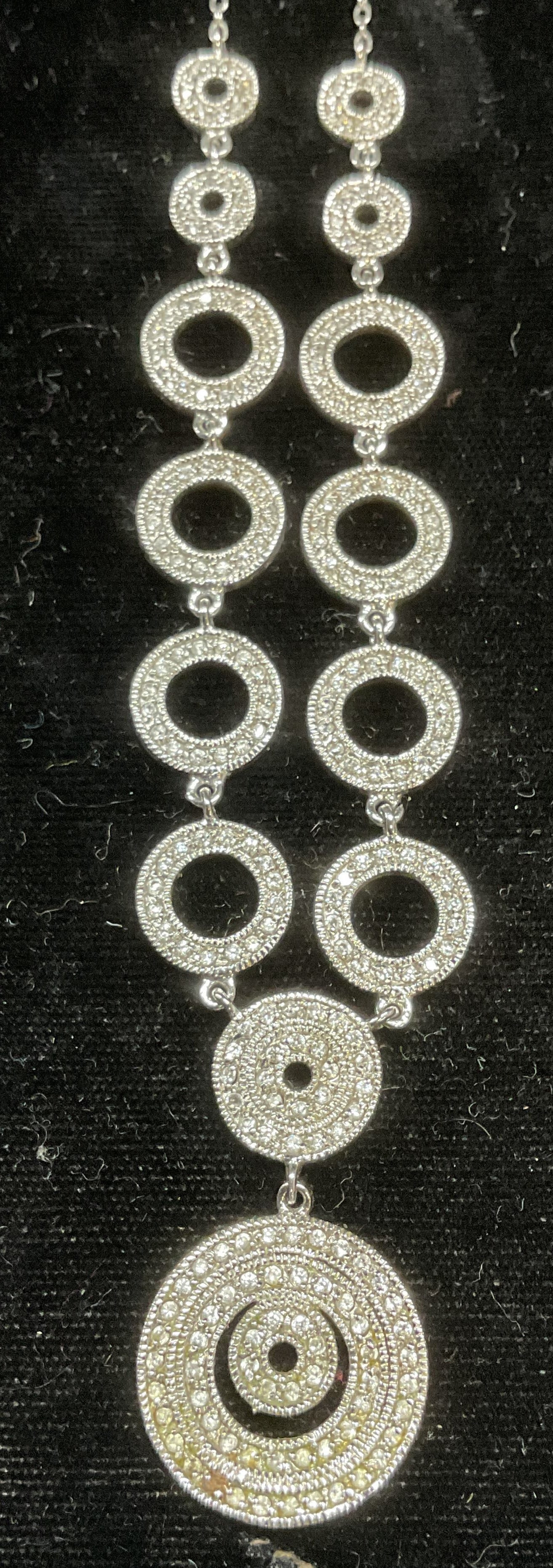 CZC Sterling Silver Circle Pendant Necklace (1 of 7)