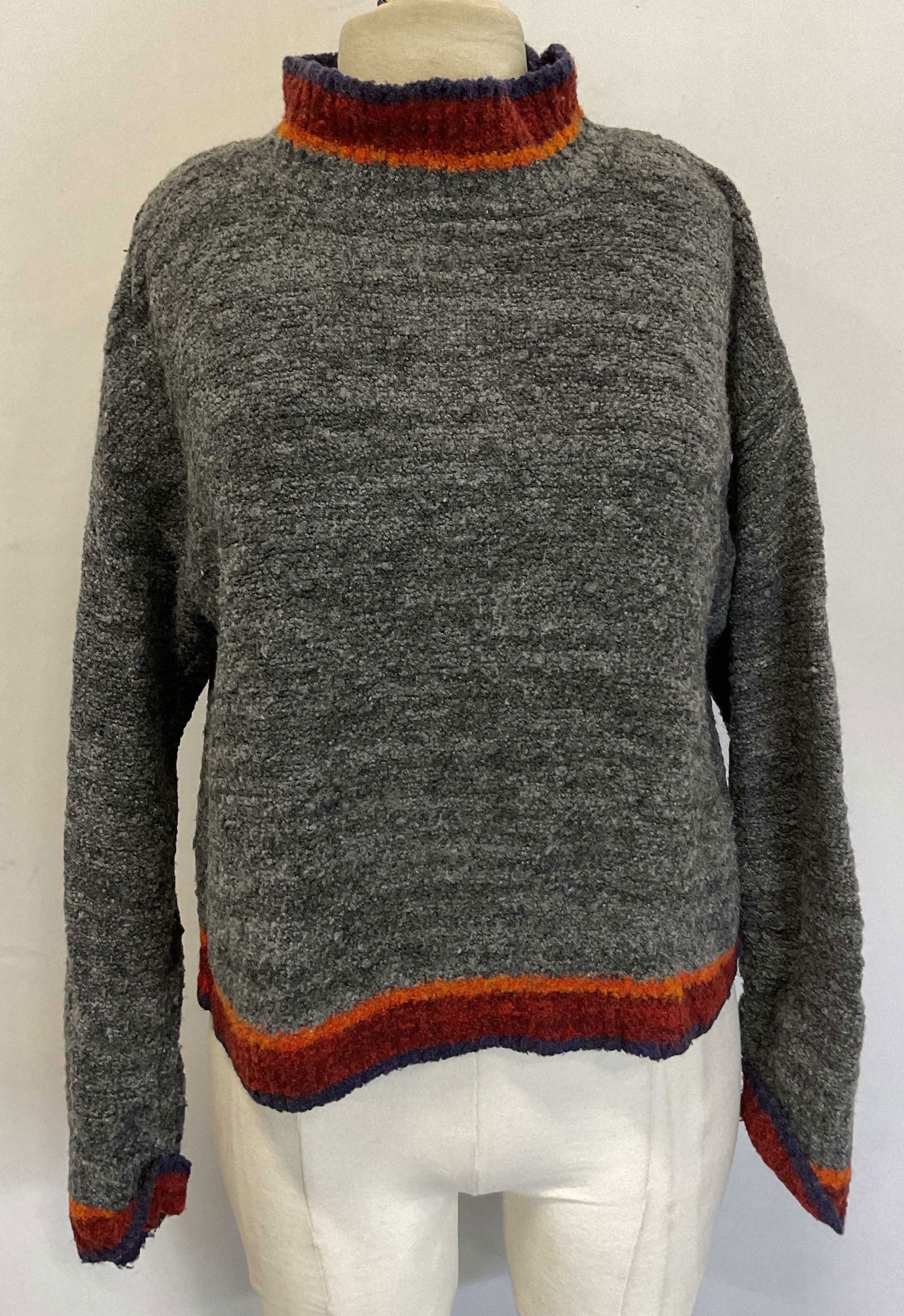 Cousin Johnny Multicolored Turtleneck Sweater USA (1 of 6)