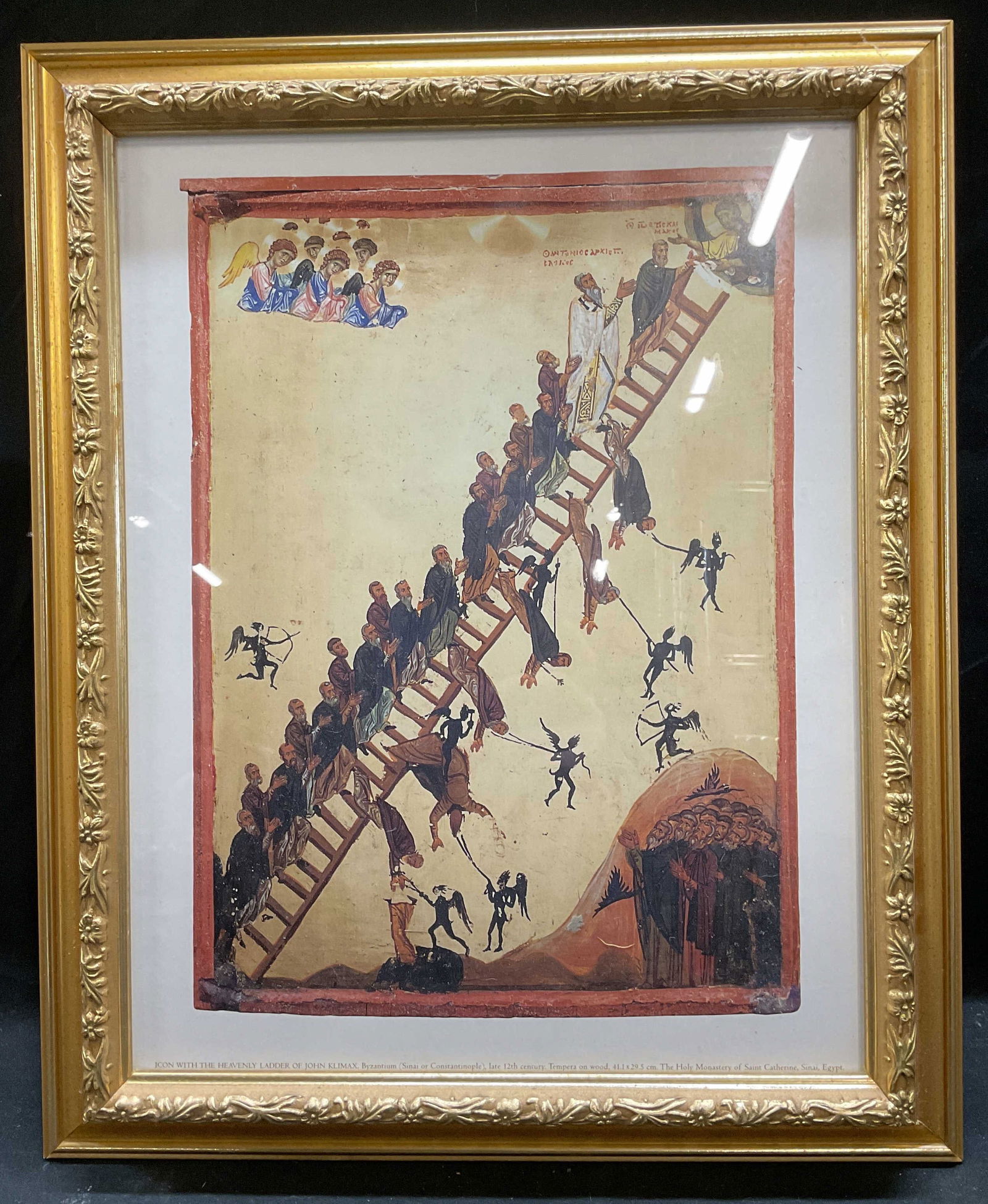 Framed Icon With Heavenly Ladder Litho (1 of 6)