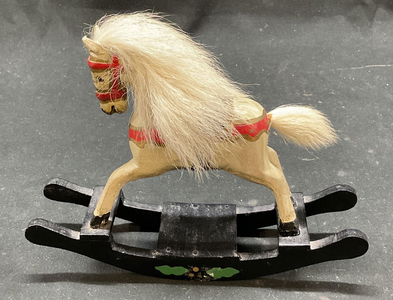 Vintage Handmade Wooden Rocking Horse Figurine (1 of 8)
