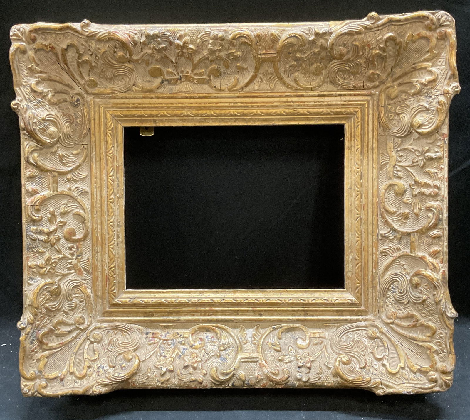 Vintage Ornate Gilt Wood Frame, Holland (1 of 6)