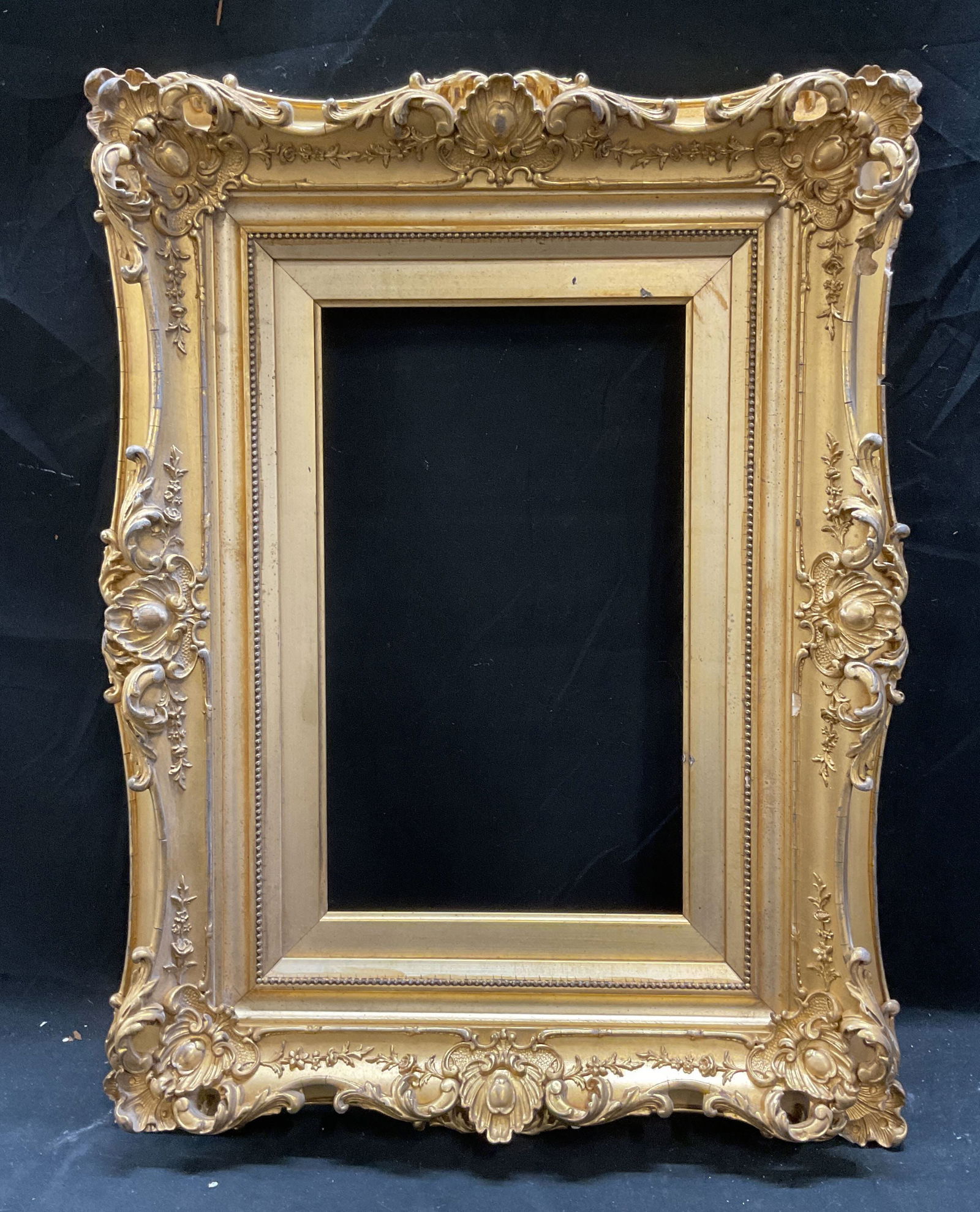 Vintage Ornate Gilt Wood Frame 23in (1 of 6)