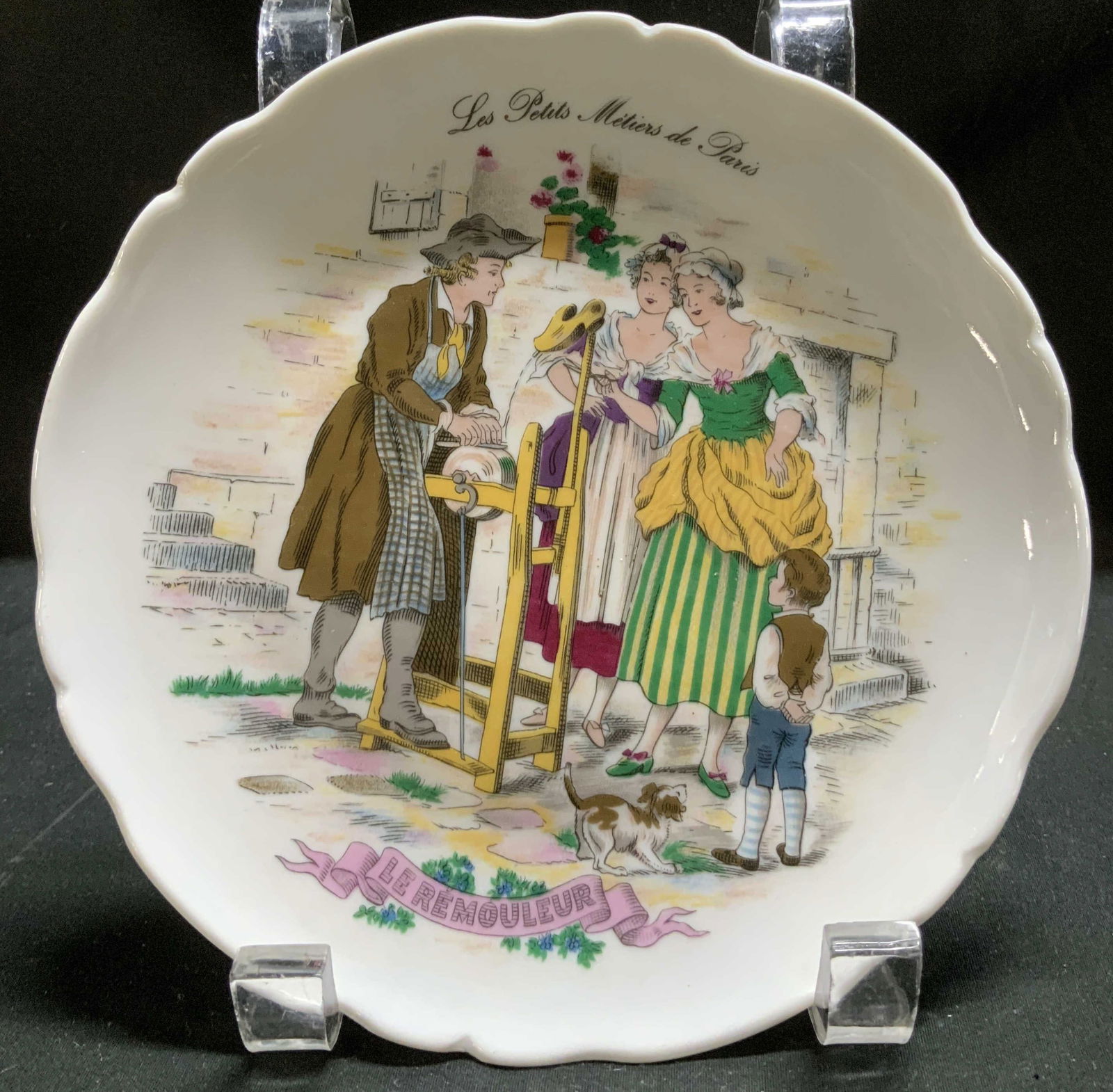 Limoges Le Remouleur Porc Deco Plate FRANCE (1 of 6)