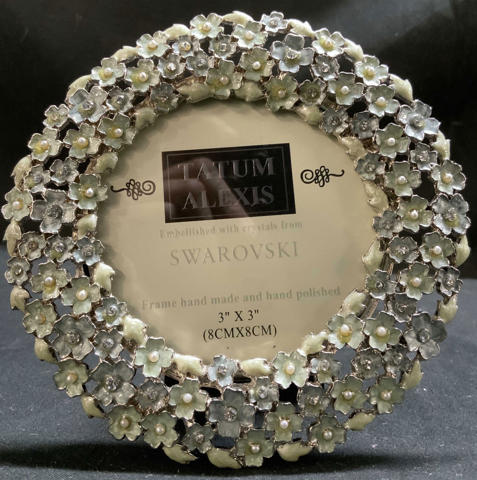 2007 Tatum Alexis Swarovski Crystals Picture Frame (1 of 6)