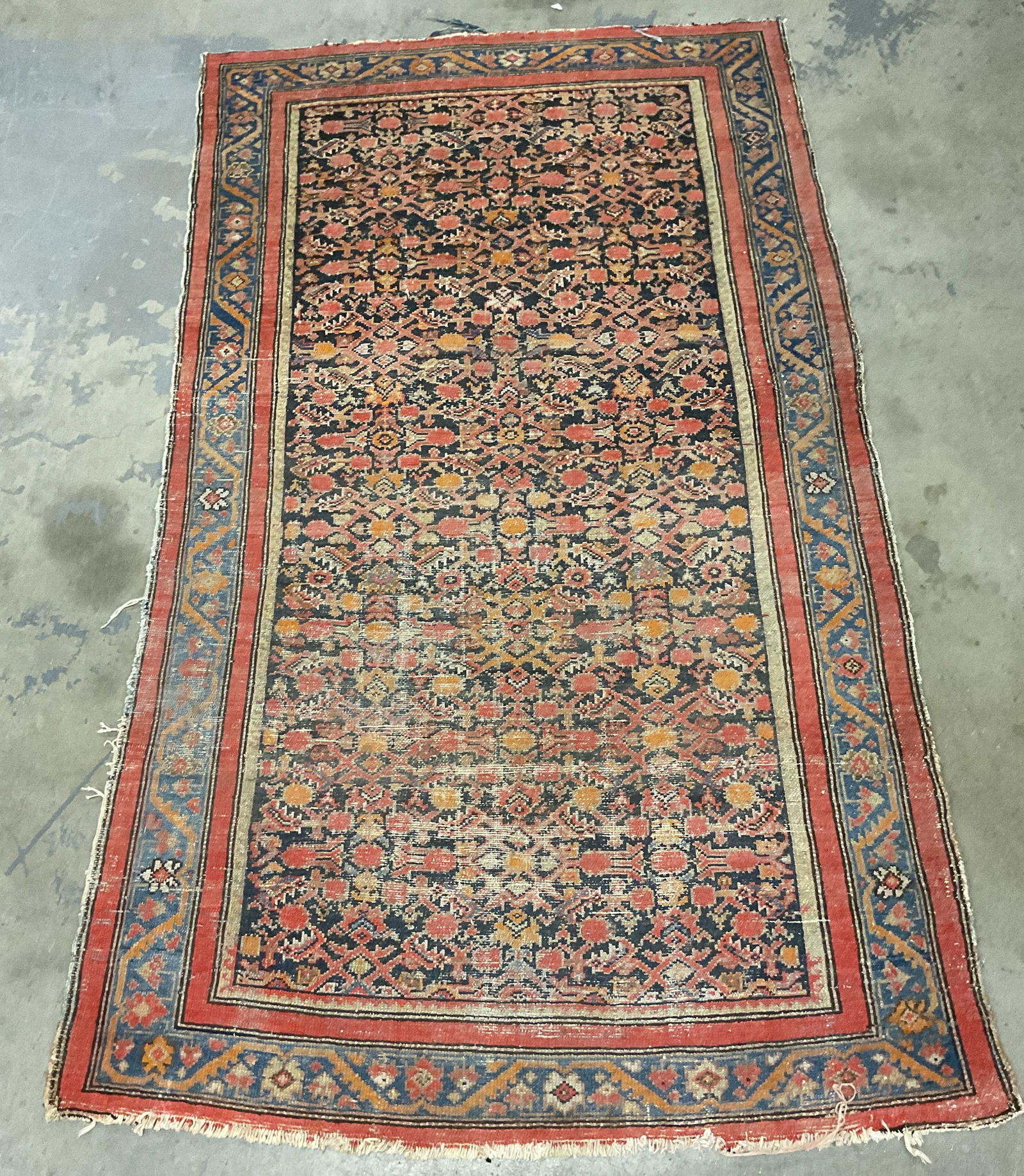 Antique Wool Malayer Persian Area Rug (1 of 6)