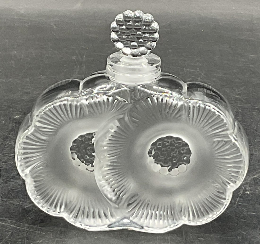 SGND Lalique Crystal Glass Perfume Bottle France (1 of 10)