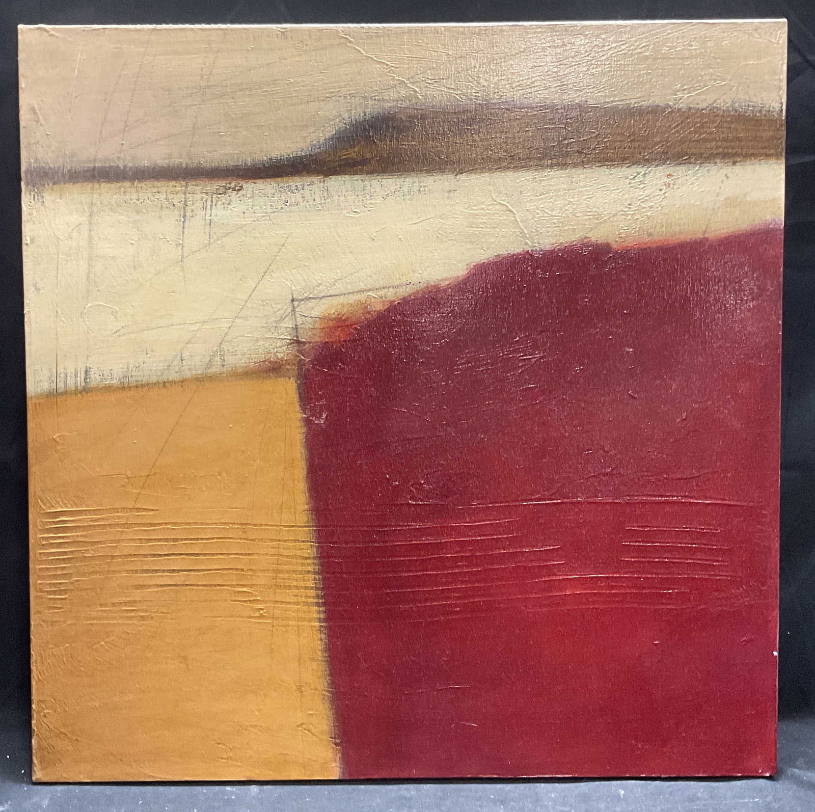 Sgn Karen Jacobs Parcel Abstract Acrylic Painting (1 of 6)