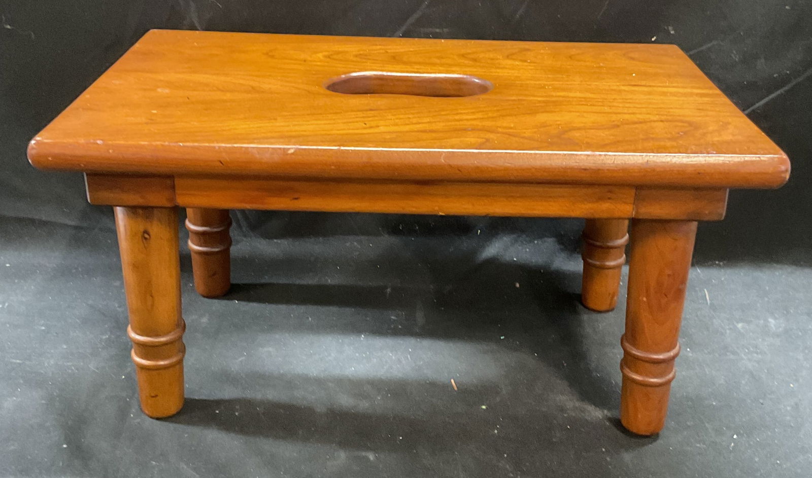 Vintage STICKLEY Furniture Wood Foot Stool (1 of 6)