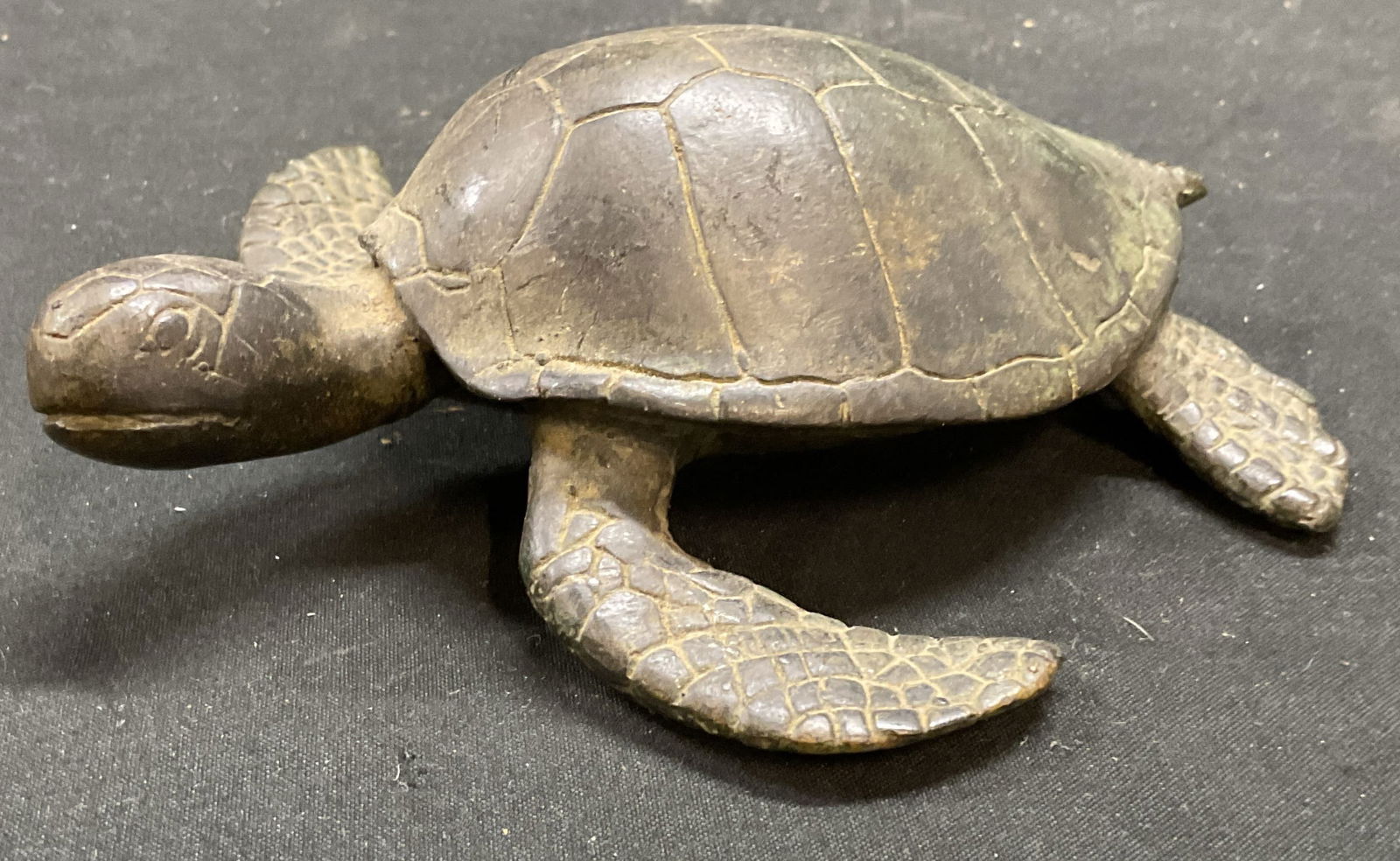 Vintage Cast Metal Turtle Figurine (1 of 6)