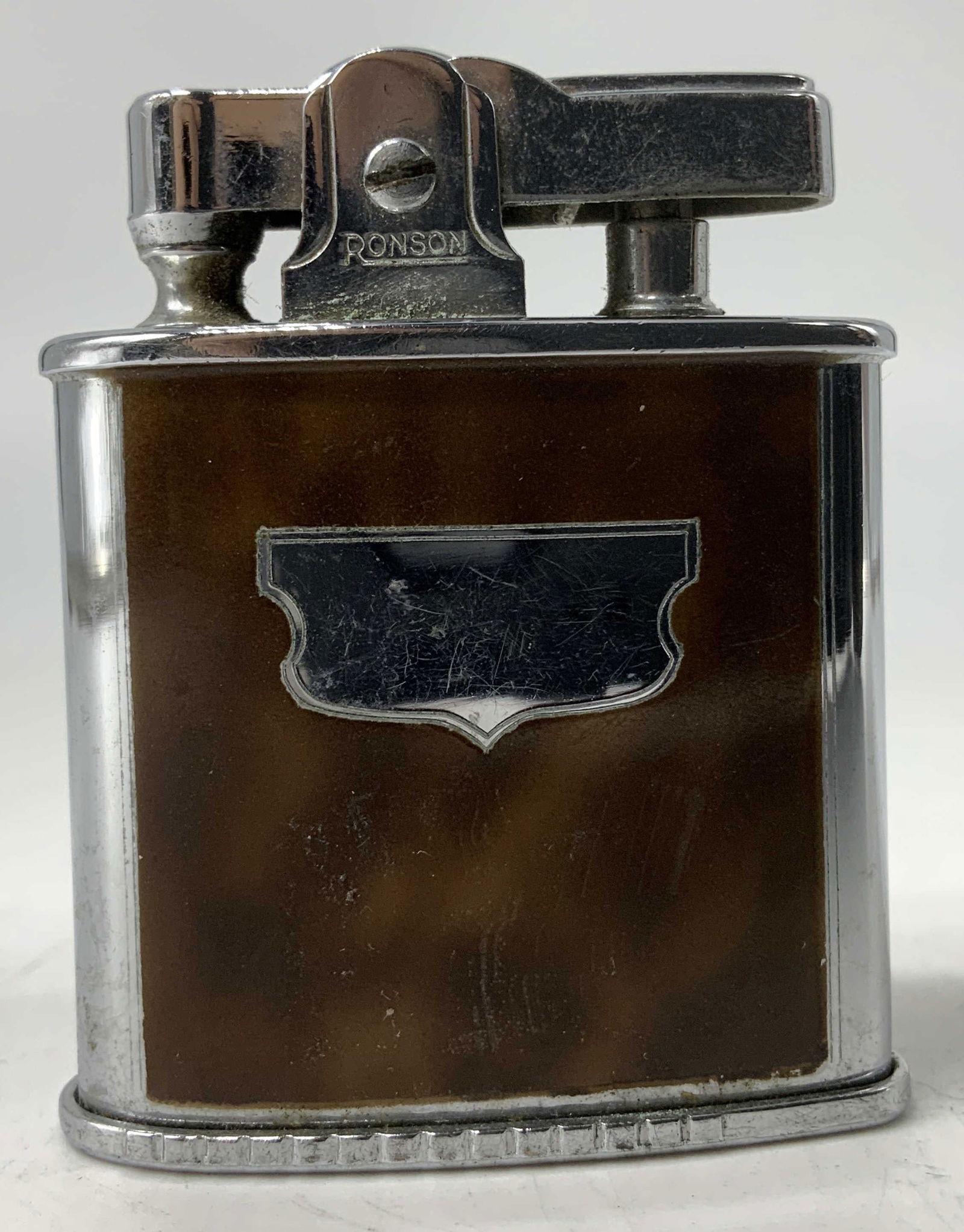 Vntg Ronson Triumph Metal Pocket Lighter (1 of 6)