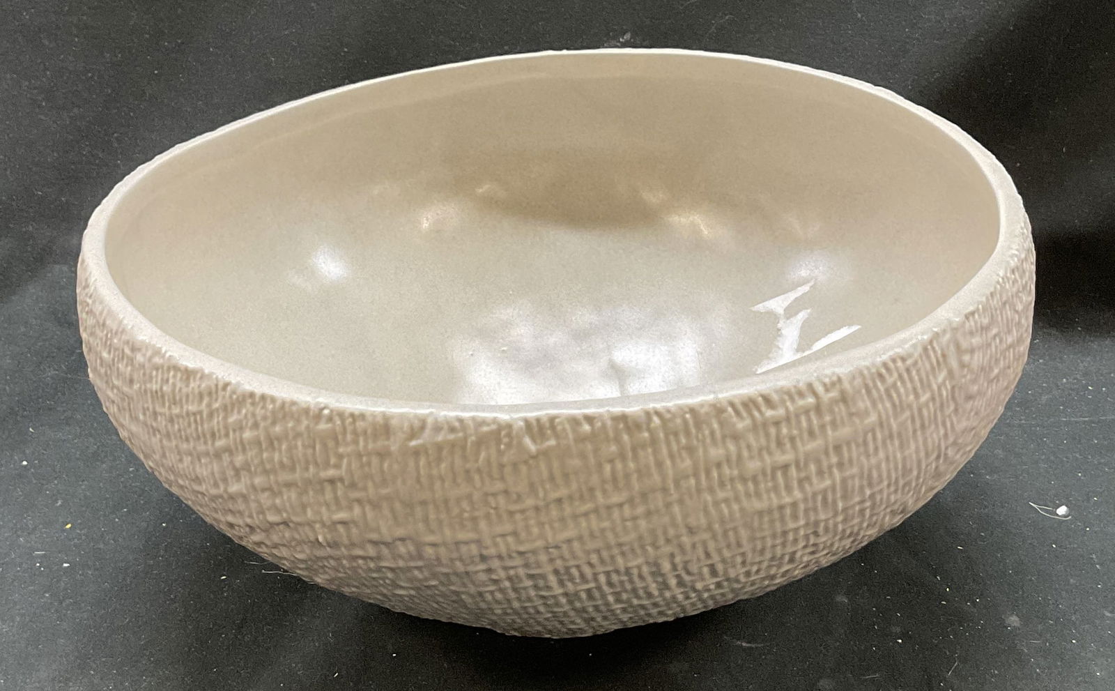 Tozai Home White Ceramic Textured Decorative Bowl (1 of 6)