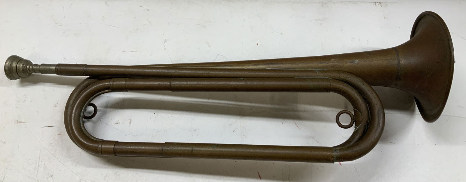 Vntg Rexcraft Regulation Brass Bugle U.S.A (1 of 6)