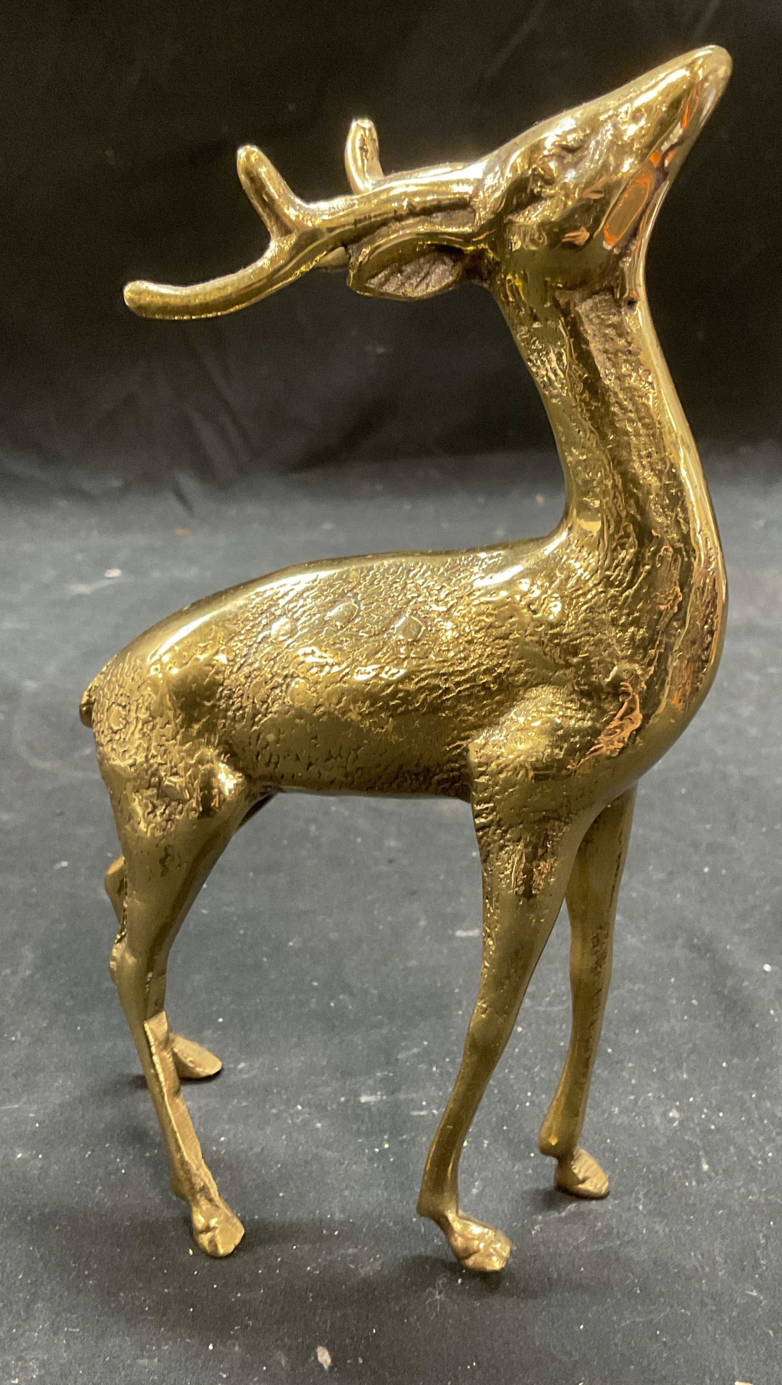 Cast Brass Deer Figurine (1 of 6)