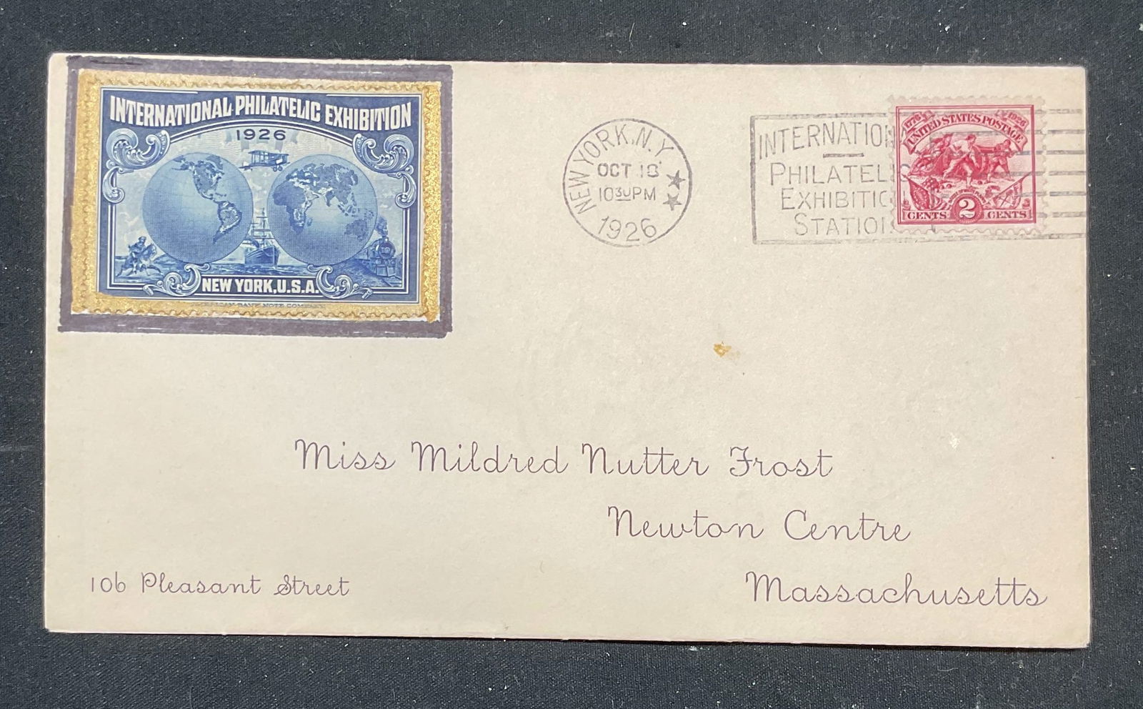 1926 Intrntl Philatelic Exhibition Stamp Cover (1 of 6)