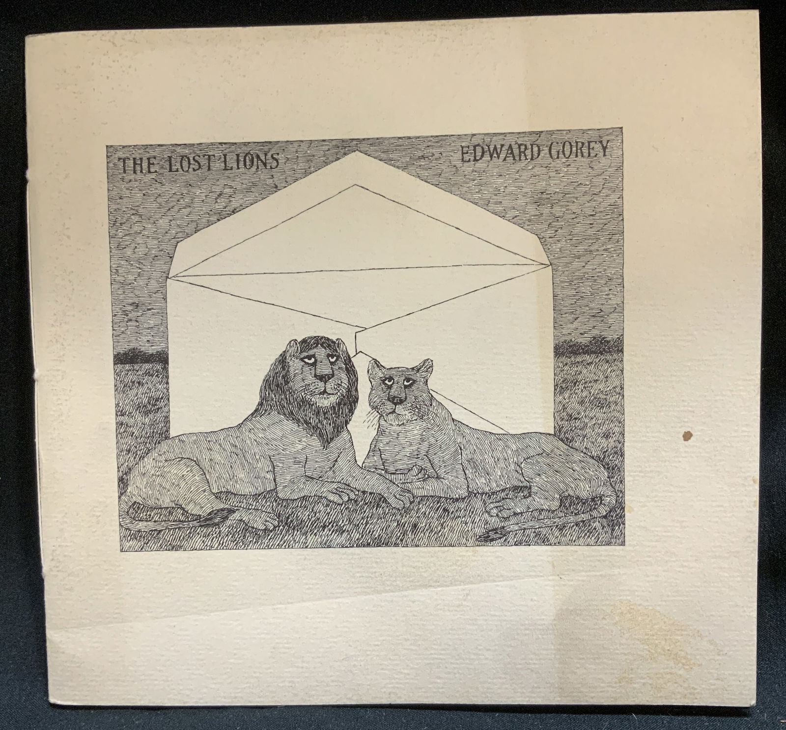 Sgnd 1978 The Lost Lions Illustr Book Gorey SWITZ (1 of 9)