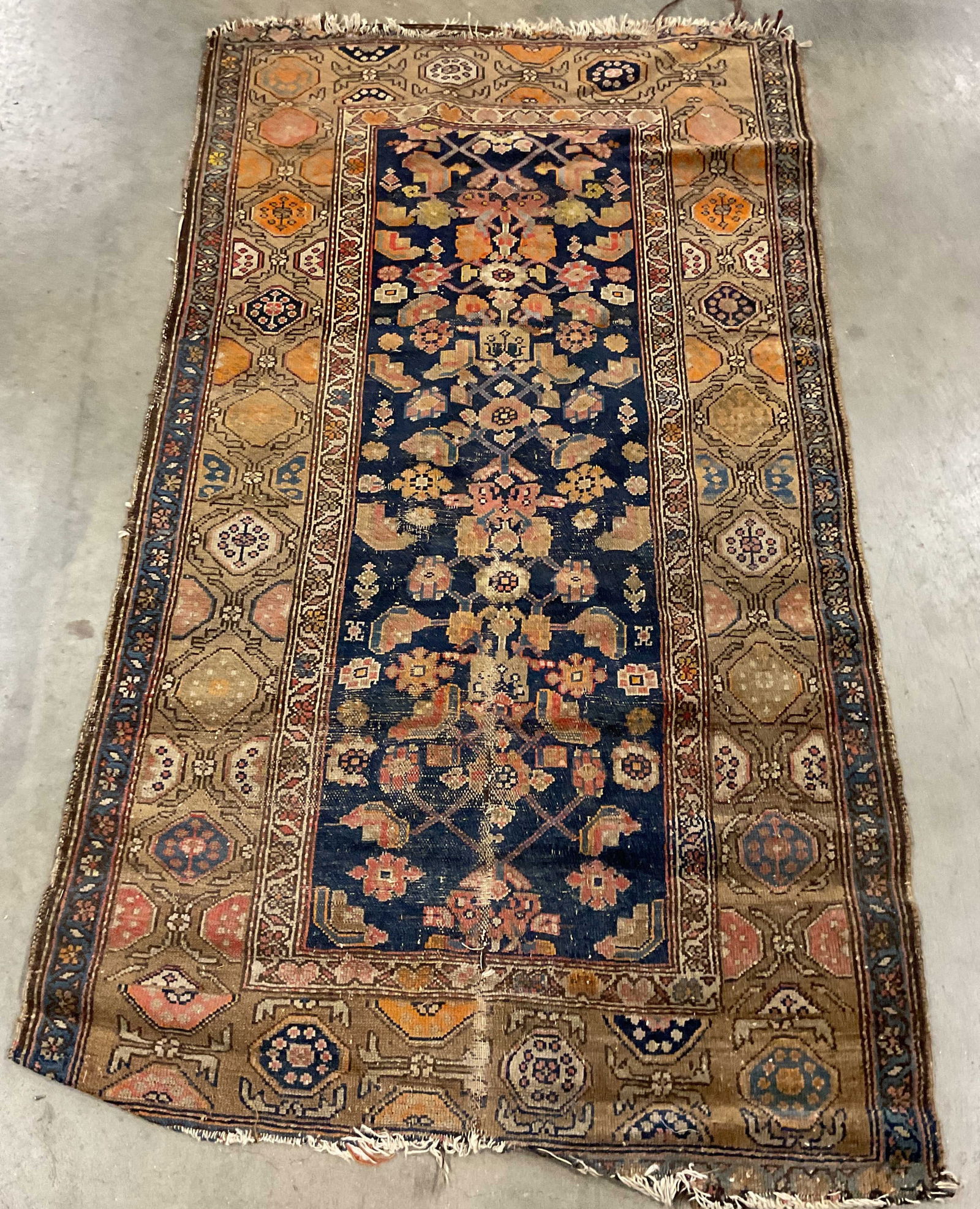 Antique Persian Style Tribal Wool Area Rug (1 of 7)