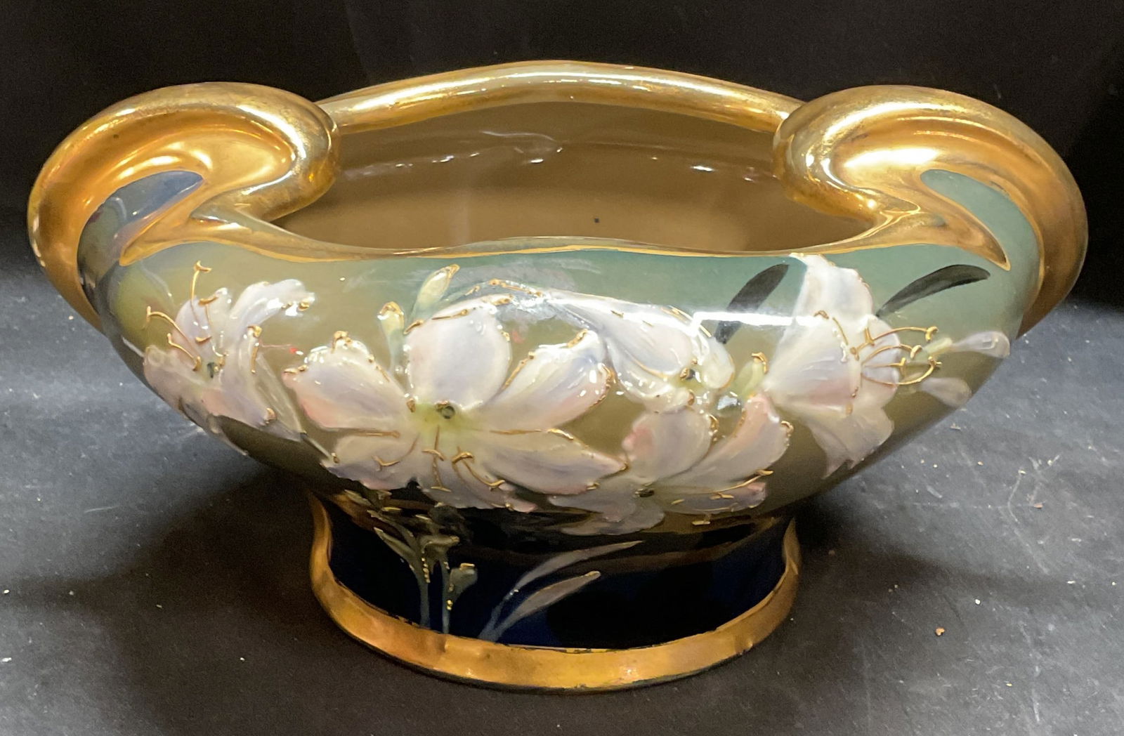 Antq Amphora Turn Teplitz Ceramic Vase, Austria (1 of 6)