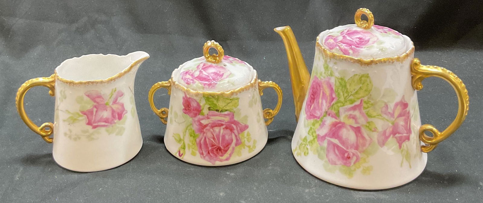 Set 3 SGND Antq Limoges Coronet Tableware France (1 of 18)