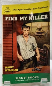 1949 Find My Killer 1st Print Book WELLMAN