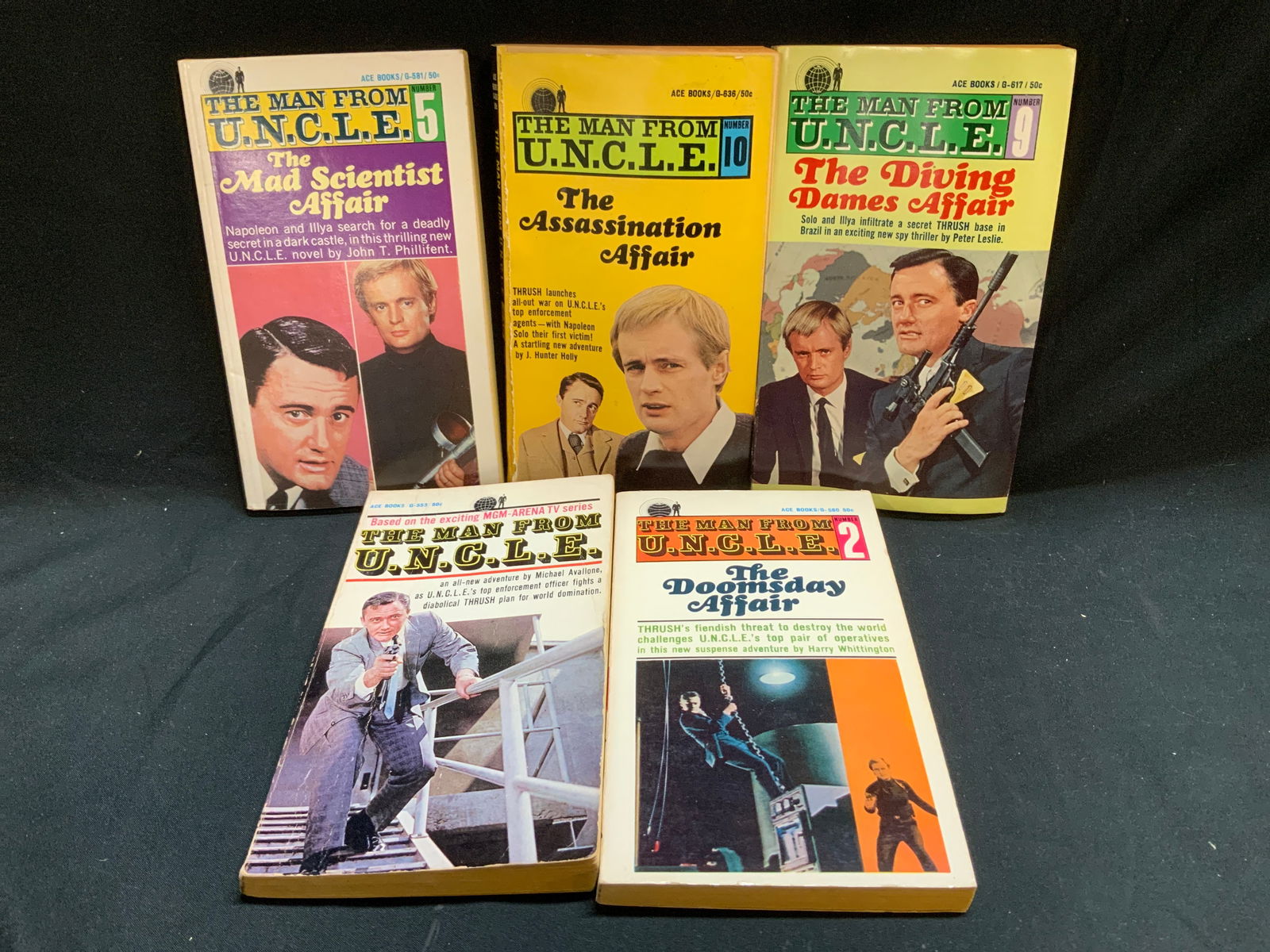 Lot 5 The Man From U.N.C.L.E. 1960s Bks PHILLIFENT (1 of 9)