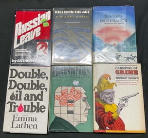 Lot 6 1st Edit Crime & Thriller Books 1973-85