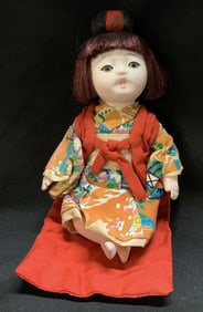 Vintage Japanese Ichimatsu Composite Doll