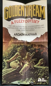 ACE BOOKS Golden Dream Fuzzy Odyssey Poster