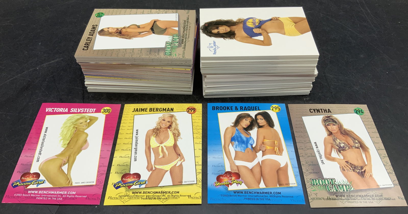 Lot 50+ 2003 Bench Warmer Collect Trading Cards (1 of 6)