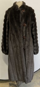 Olympia Fashions Brown Faux Fur Jacket USA