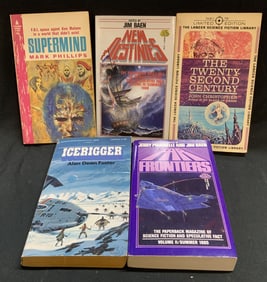 Lot 5 Sci Fiction 1st Print 1960-1980s Bks BAEN