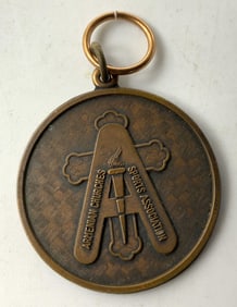 Copper Plated ARMENIAN CHURCHES SPORTS Assoc Medal
