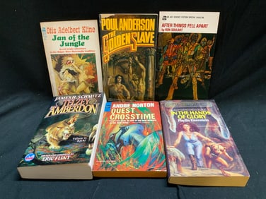 Lot 6 Sci-Fi & Fantasy 1930-2000s Bks KLINE
