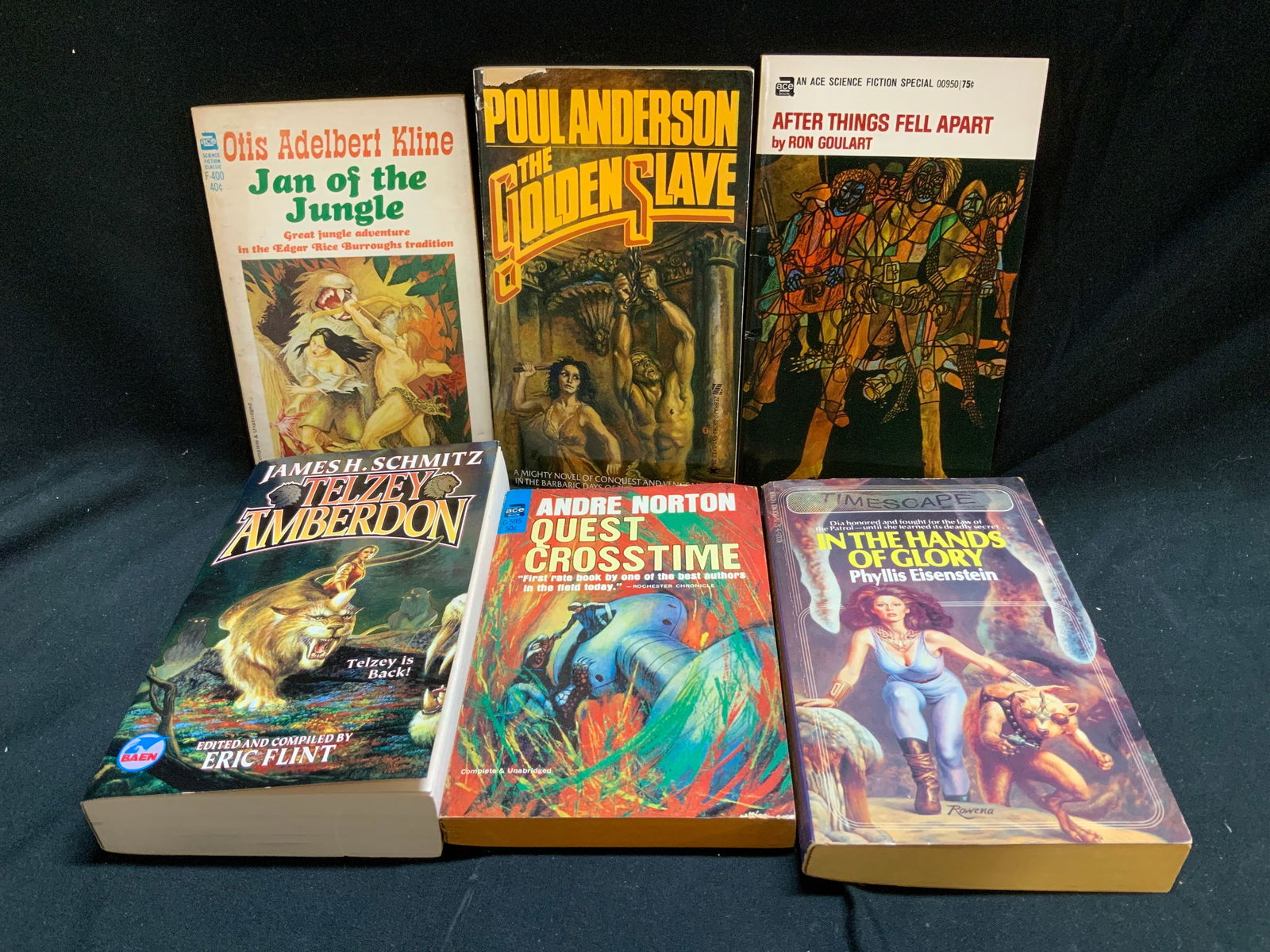 Lot 6 Sci-Fi & Fantasy 1930-2000s Bks KLINE (1 of 11)