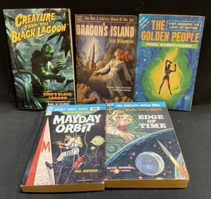 Lot 5 Sci-Fiction 1950-2000s Books FILIPPO