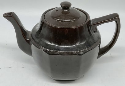 Brown Glazed Ceramic Teapot, England