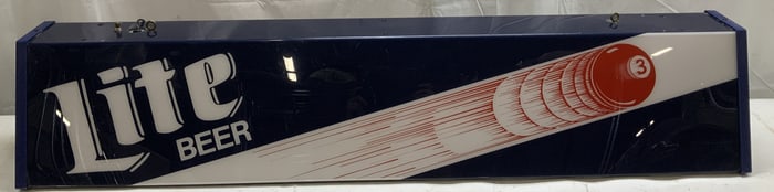 Miller Lite Beer Hanging Pool Bar Sign 48.5in