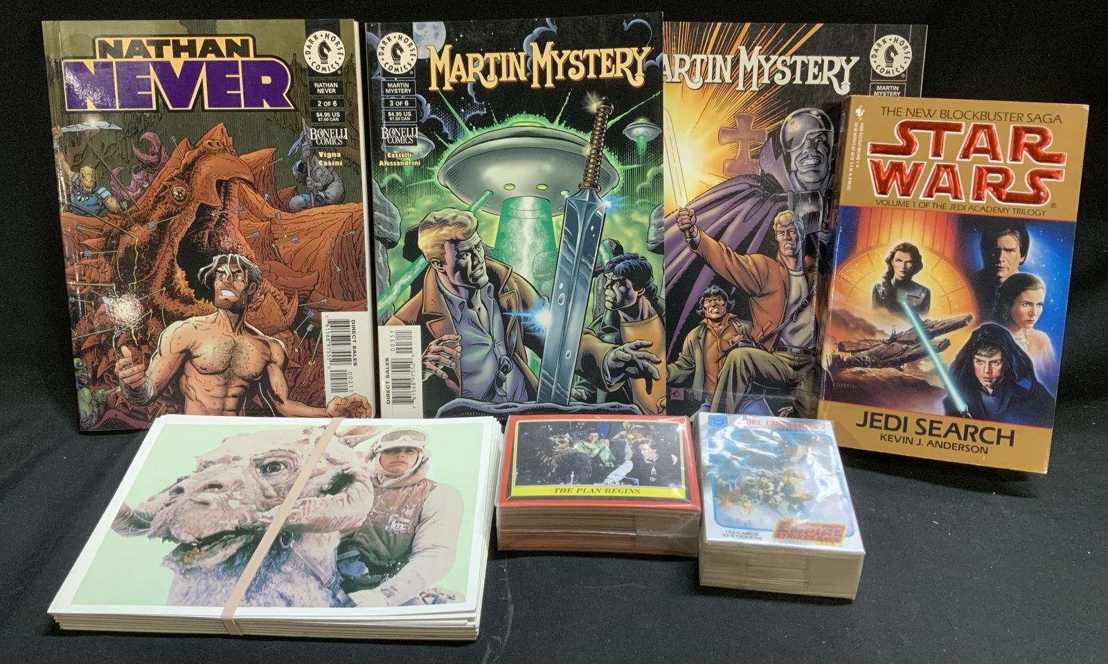 Lot 50+ 1999s Dark Comic Bks & Star Wars Ephemera (1 of 14)