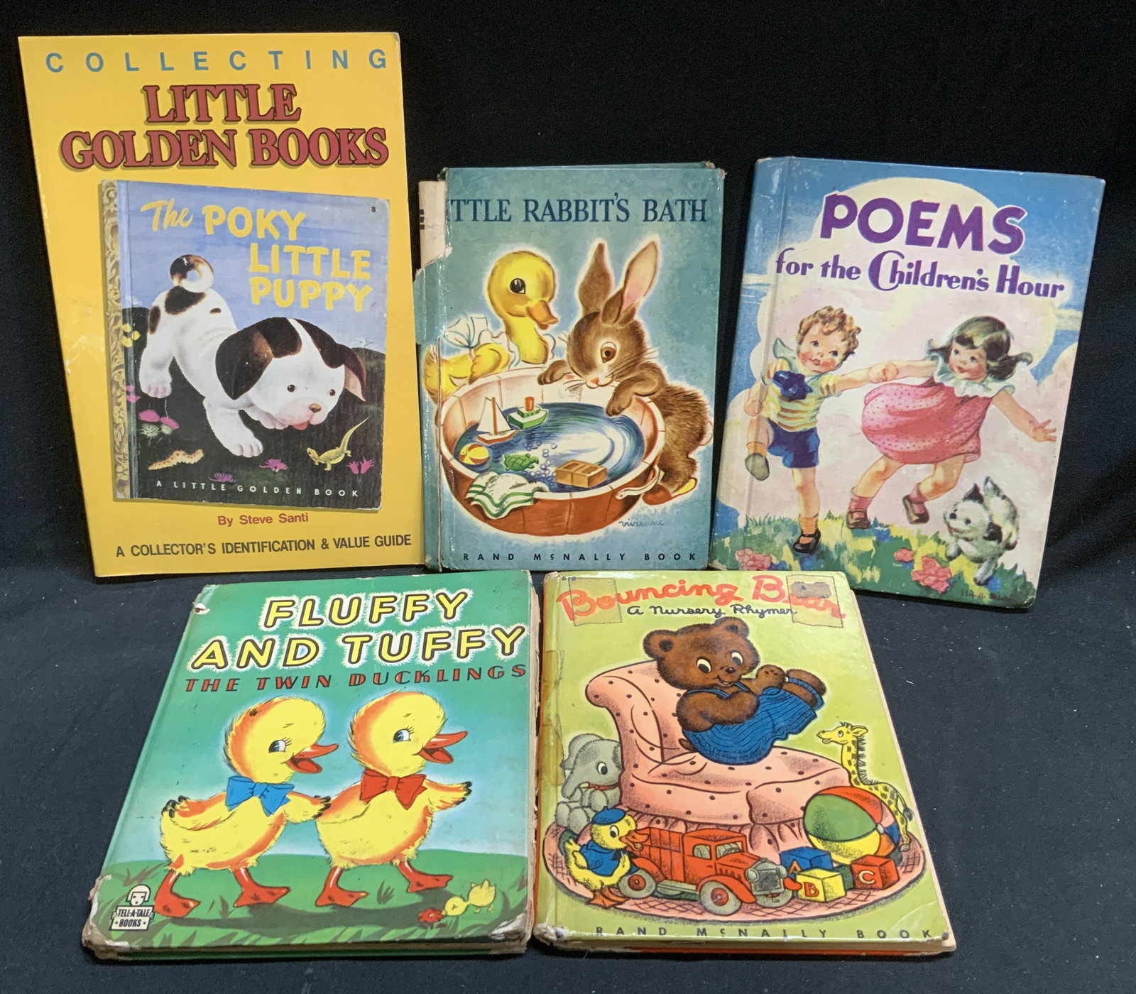 Lot 5 Lil Golden & Childrens Bks 1930-1980s SANTI (1 of 15)